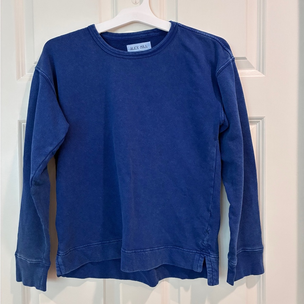 Alex Mill‎ Navy Textured Knit Top